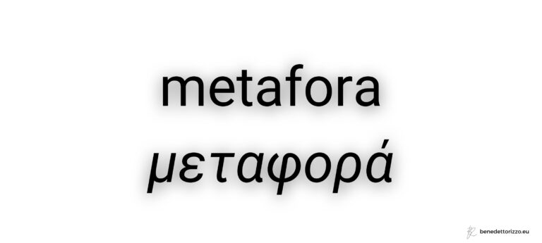 metafora linguaggio
